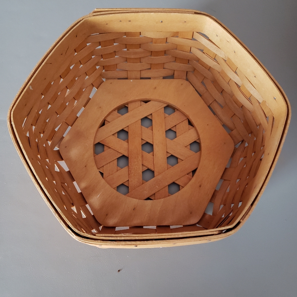 Longaberger hexagon basket